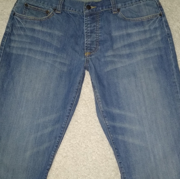 GUESS BUTTON FLY BLUE JEANS MEN'S 34 X 33 - Picture 4 of 6
